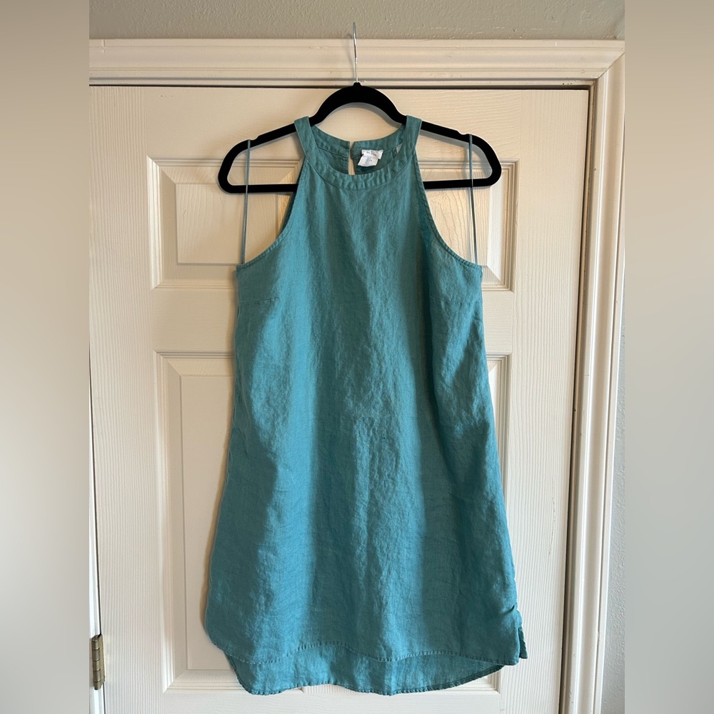 Sigrid Olson • 100% Linen • Halter Dress • Size L